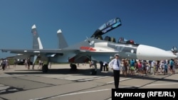 Самолет Су-30СМ, архивное фото 