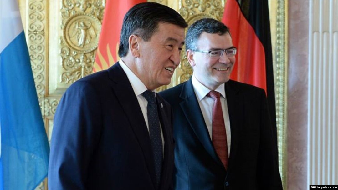 President Sooronbay Jeenbekov arrived in Germany on April 15.