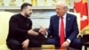 Владимир Зеленский и Дональд Трамп, 28 февраля 2025 г.