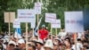 Митинг сторонников Алмазбека Атамбаева. 3 июля. 