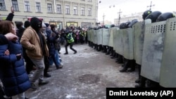 Акция протеста 31 января в Петербурге 