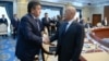 Сооронбай Жээнбеков жана Медеткан Шеримкулов.