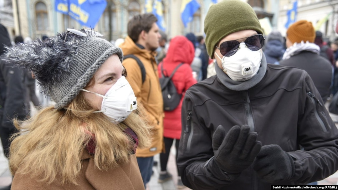 Акція «Раду на карантин», Київ, 17 березня 2020 року 