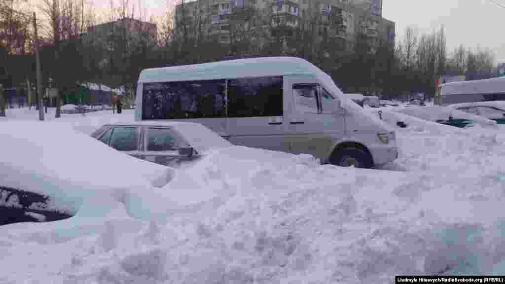 Одеса під сніговими завалами, 18 січня 2016 року