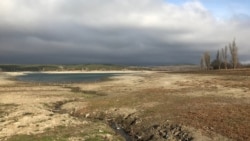Сімферопольське водосховище, листопад 2019 року