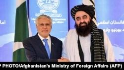 د طالبانو د حکومت او پاکستان د بهرنیو چارو وزیران
