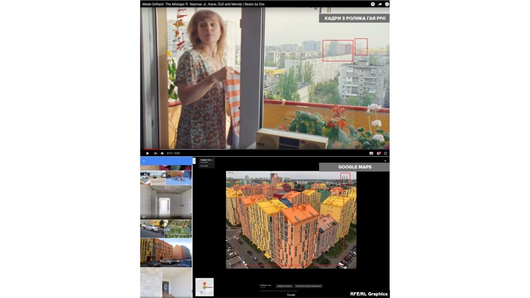 Кольорова забудова розташована на вулиці Регенераторна