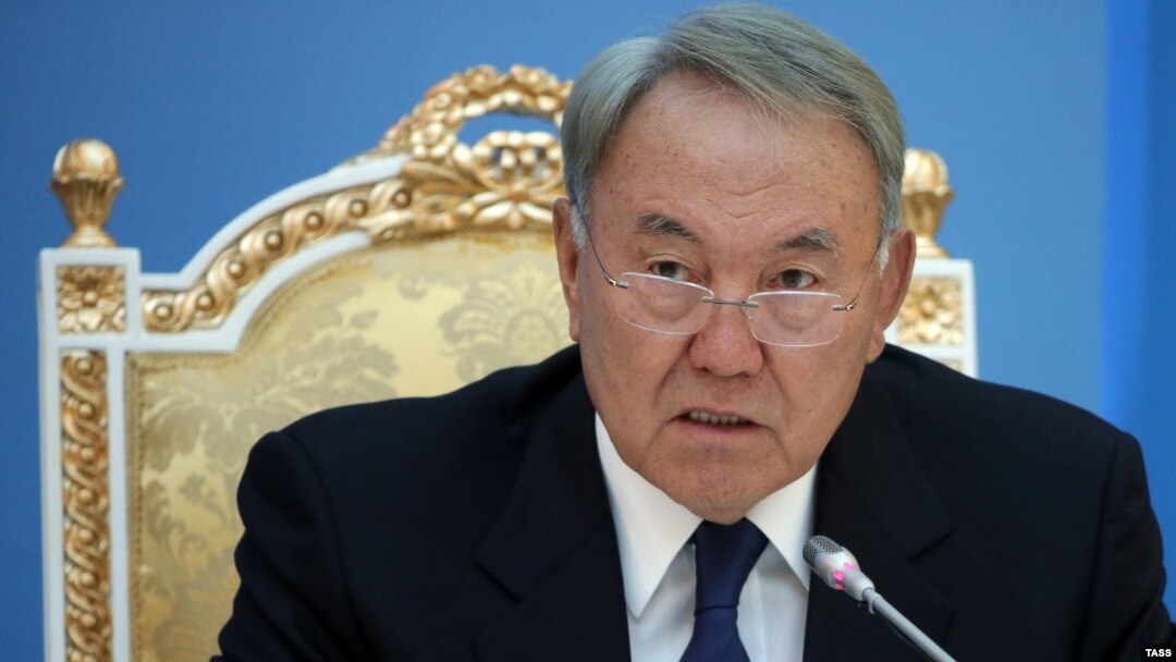 Президент Казахстана Нурсултан Назарбаев. Атырау, 30 сентября 2014 года.