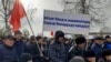 Абактагы саясатчынын тарапкерлери митингге чыгышты