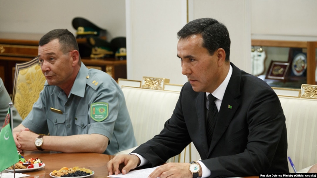 Yaylym Berdiev (right) had been given a severe rebuke with a final warning.