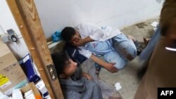 عکسی که پزشکان بدون مرز از حمله به بیمارستان قندوز منتشر کردند.
