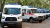 Жаңы сатып алынган «Тез жардам» автоунаалары. 15-июль, 2020-жыл.