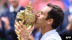Федерер вісім разів вигравав Wimbledon