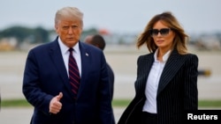 Дональд и Мелания Трамп. 29 сентября 2020 года. 