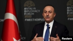 Թուրքիայի ԱԳ նախարար Մևլյութ Չավուտշօղլուն, արխիվ: 
