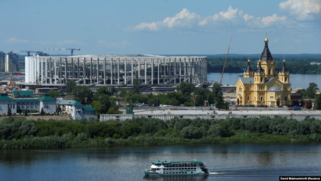Radovi na stadionu u Njiznem Novgorodu