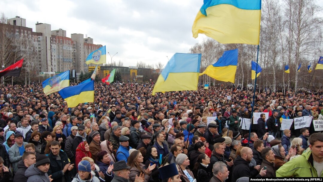 Мітинг у Кривому Розі. 22 листопада 2015 року 