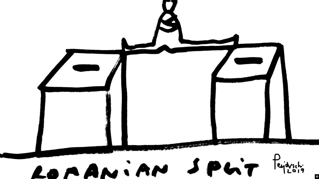 Intrebari referendum desen de Dan Perjovschi