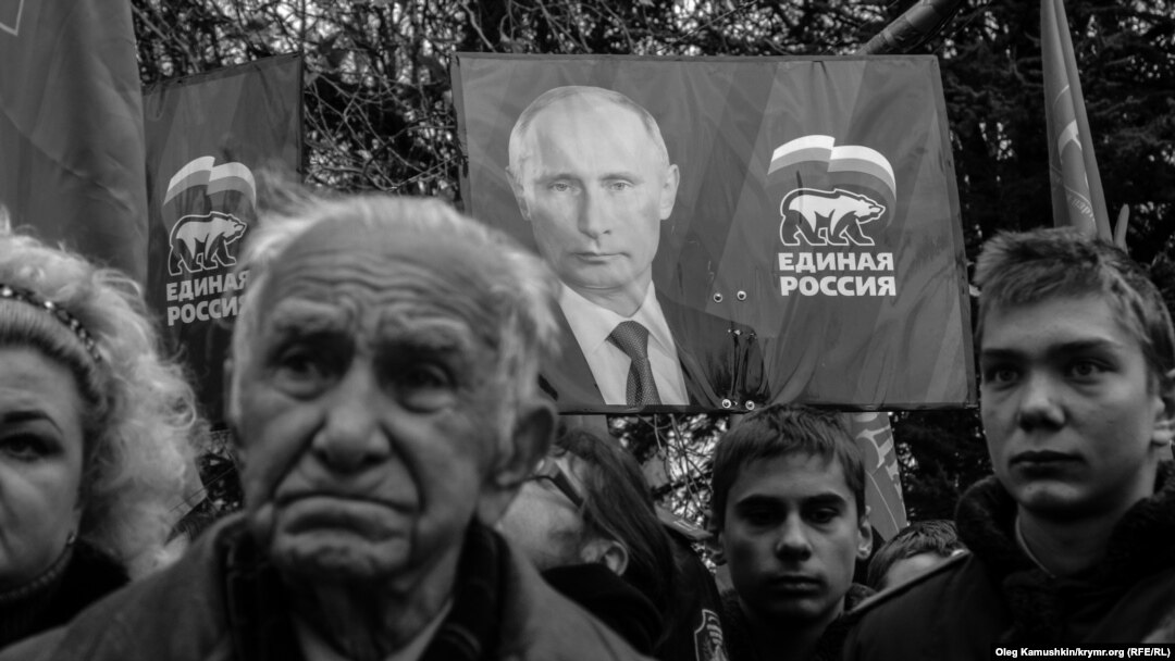 Miting "Jedinstvene Rusije" na anektiovanom Krimu