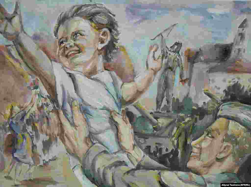 "Жеңиш кубанычы" - Удалова Дарья, 15 жашта. 