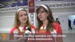 Фаны Eurovision в пресс-центре конкурса