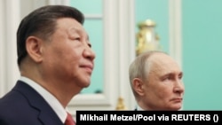 Кытайдын лидери Си Цзинпин жана Орусиянын президенти Владимир Путин.