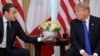 Frenkistan ve ABD prezidentleri Emmanuel Macron ve Donald Trump. Londra, 2019 senesi dekabrniñ 3-ü