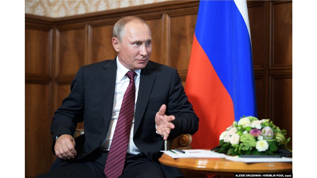 Президент Росії Володимир Путін в Абхазії, 8 серпня 2017 року