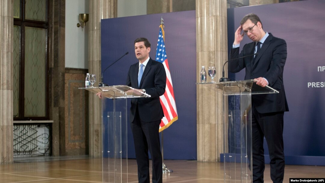 I Vučić se sastao sa Mičelom, ali u Beogradu 14. marta, pre nego je otputovao za SAD