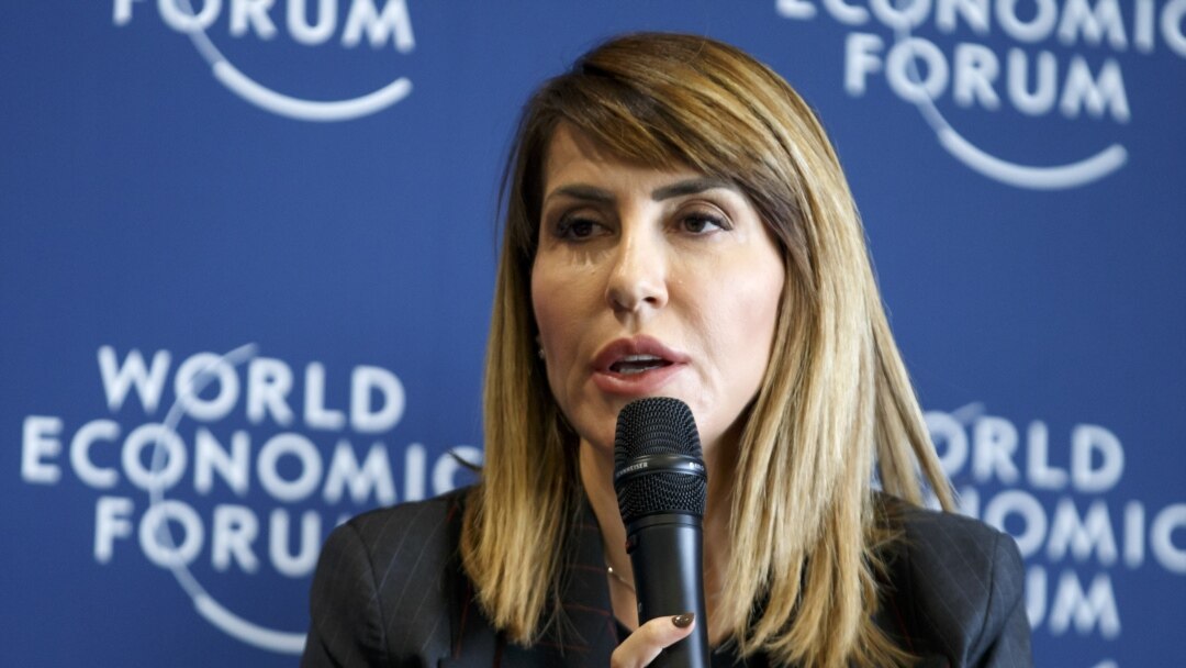 Majlinda Bregu, generalna sekretarka Saveta za regionalnu saradnju, na Svetskom ekonomskom forumu u Ženevi, 28. novembra 2019.