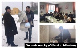 Акыйкатчы Кубат Оторбаев буга чейин Орусиянын Сахарово шаарчасында кармалып турган мигранттардын абалы менен таанышкан.