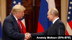 Дональд Трамп менен Владимир Путиндин кездешүүсү, Хельсинки шаары, 16-июль, 2018-жыл.
