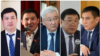 2018-жылы кош жарандыгы козголгон саясатчылар. Солдон оңго Жусупбек Коргонбай уулу, Дамирбек Асылбек уулу, Кубанычбек Кулматов, Бахадыр Сулейманов жана Таалайбек Сарыбашов.