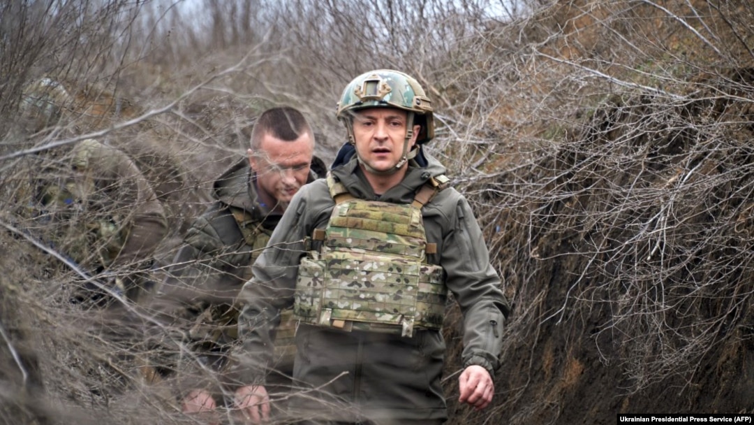 Робоча поїздка президента України Володимира Зеленського на Донбас, 8 квітня 2021 року