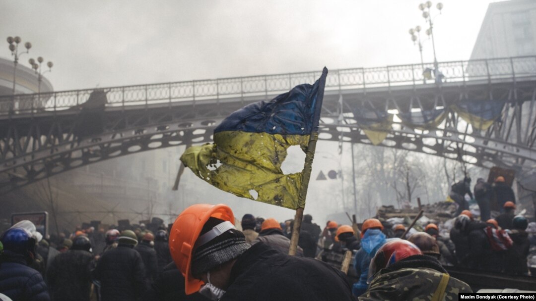 Учасники акцій протесту на Майдані, 20 лютого 2014 року