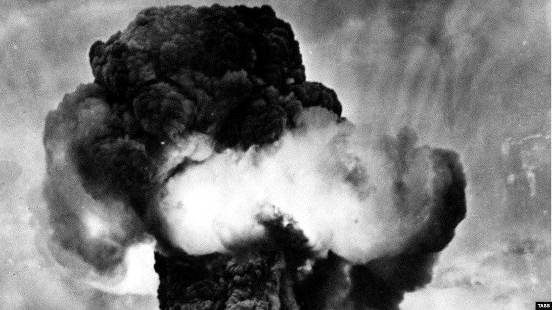 Первое ядерное испытание на Семипалатинском полигоне. 29 августа 1949 года. 
