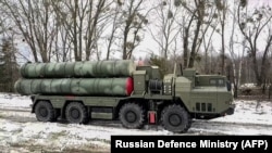 ЗРК С-400 во время российско-белорусских военных учений «Союзная решимость – 2022», Беларусь