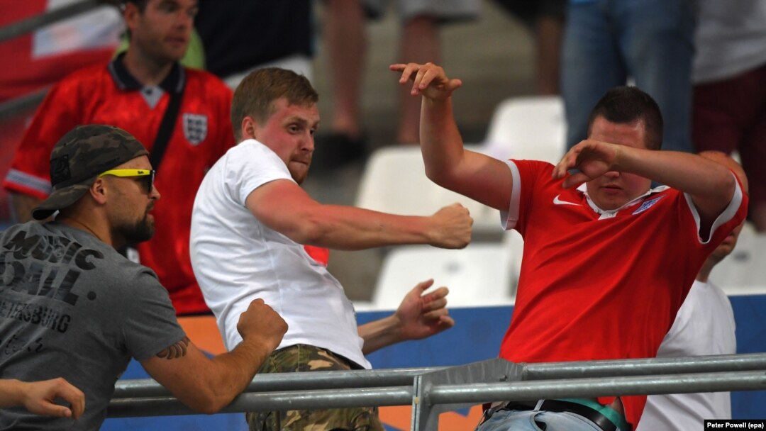 Russian soccer fans clashed with English fans last year during the EURO 2016 tournament.