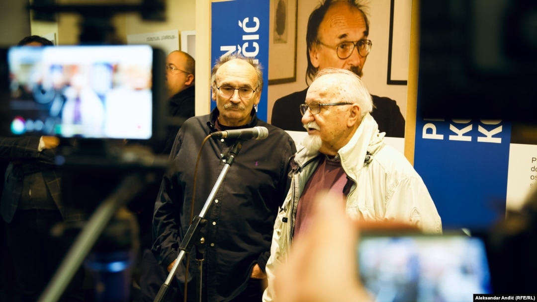 Dušan Petričić (L) i Predrag Koraksić Corax