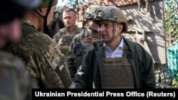 Президент України Володимир Зеленський на Донбасі, 14 жовтня 2019 року