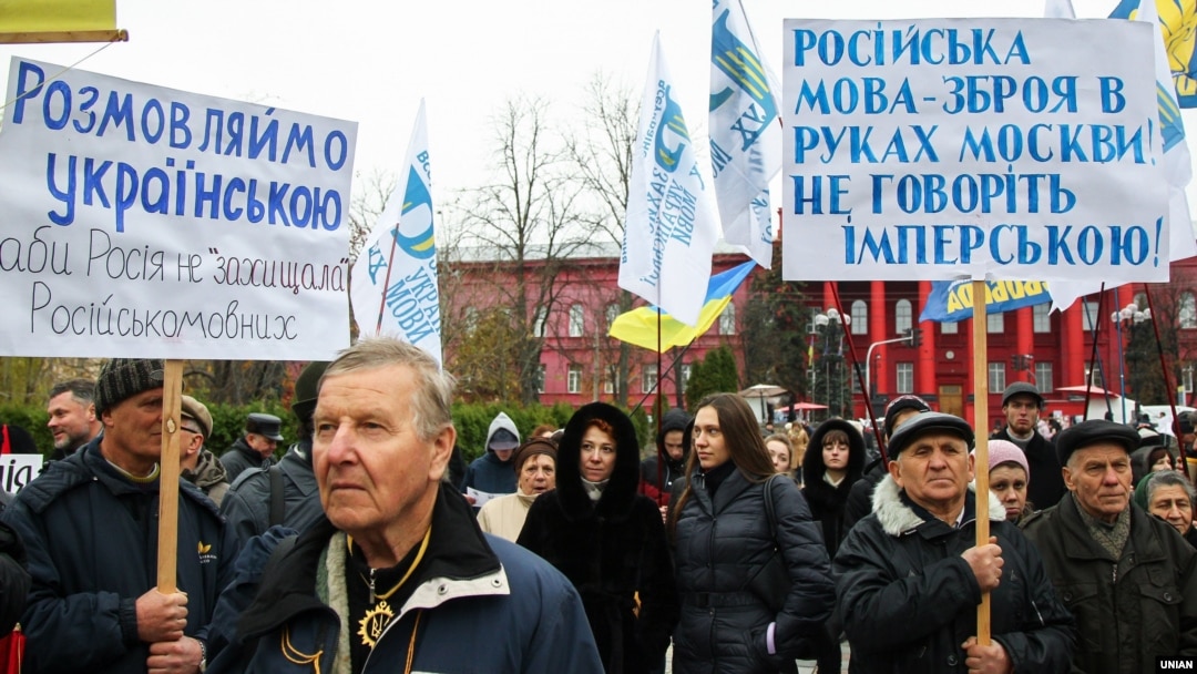 Акція у День української писемності та мови. Київ, 9 листопада 2016 року