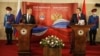 Ministar vanjskih poslova Ruske Federacije Sergej Lavrov i predsjedavajući Predsjedništva Bosne i Hercegovine Milorad Dodik u Istočnom Sarajevu 14. decembra 