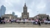 Акцыя салідарнасьці зь беларусамі ў Варшаве, 14 сакавіка 2021 году. Ілюстрацыйнае фота. 