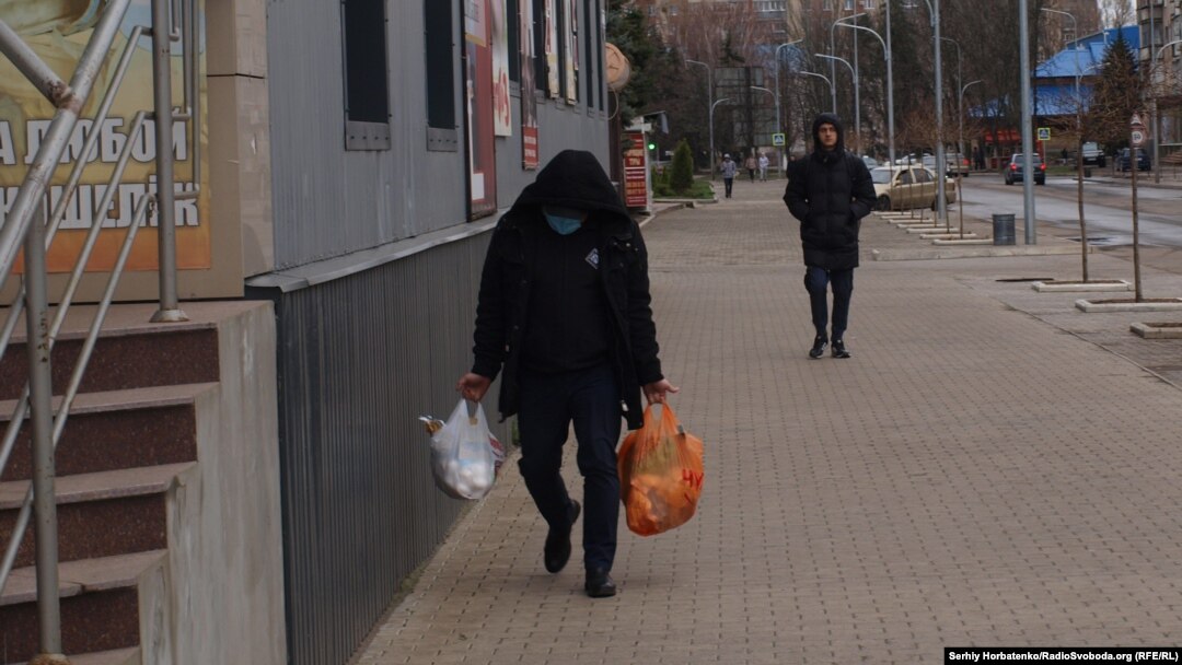 Карантин в Славянске, улица Свободы, 23 марта 2020 года