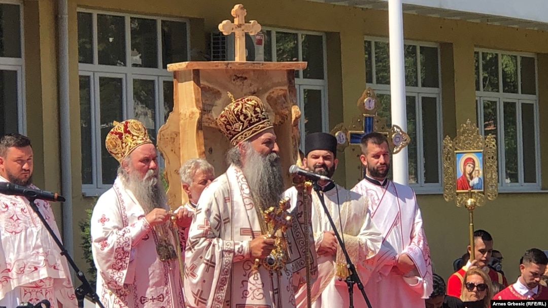 Patrijarh Porfirije u Doboju, 19. augusta 2021. 