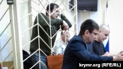 Володимир Балух у суді в анексованому Росією Криму, квітень 2018 року