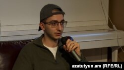 Կոլյա Ստեփանյանն իր գրքի շնորհանդեսին, 16-ը ապրիլի, 2025թ. 