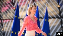 Kaja Kalas, visoka predstavnica Evropske unije za spoljnu politiku i bezbednost, u Briselu, 20. maja 2025.