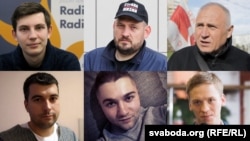 Ігар Лосік, Сяргей Ціханоўскі, Мікалай Статкевіч, Уладзімер Цыгановіч, Арцём Сакаў, Дзьмітры Папоў (