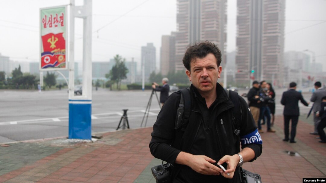 Damir Šagolj u sjevernokorejskoj prijestolnici Pjongjangu, 2016.